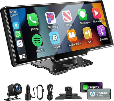 Ecran Carplay Voiture avec 1080P HD Caméra