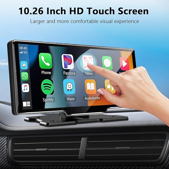 Ecran Carplay Voiture avec 1080P HD Caméra