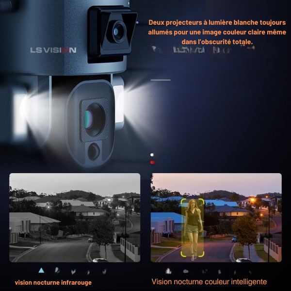 Caméra Solaire 4G PTZ LS VISION 8MP-4K